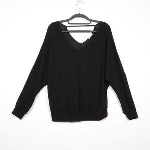NWOT Relaxed Fit Eberjey Black Loungewear Top Size Small